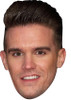 GARY BEADLE JB - Geordie Shore  Fancy Dress Cardboard celebrity face mask Fancy Dress Face Mask 2021