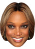 TYRA BANKS JB - Model Fancy Dress Cardboard celebrity face mask Fancy Dress Face Mask 2021