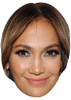 JENNIFER LOPEZ JB - Music Star Fancy Dress Cardboard celebrity face mask Fancy Dress Face Mask 2021