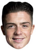 JACK GREALISH JB - Footballer Fancy Dress Cardboard celebrity face mask Fancy Dress Face Mask 2021