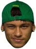 Neymar Celebrity Face Mask - Fancy Dress Party Mask 2026 Jb - Footballer Fancy Dress Cardboard Celebrity Face Mask - Fancy Dress Party Mask 2026