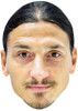 ZLATAN IBRAHIMOVIC JB - Footballer Fancy Dress Cardboard celebrity face mask Fancy Dress Face Mask 2021