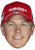 KIMI RAIKKONEN MUBADALA CAP JB - Formula 1 Driver Fancy Dress Cardboard Celebrity Face Mask