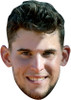 DOMINIC THIEM JB - Tennis Fancy Dress Cardboard celebrity face mask Fancy Dress Face Mask 2021