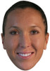 JELENA JANKOVIC JB - Tennis Fancy Dress Cardboard celebrity face mask Fancy Dress Face Mask 2021