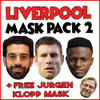 Liverpool Champions League Mask Pack 2 MOHAMED SALAH, JAMES MILNER, ORIGI, , KLOPP, MANE