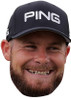 Tyrrell Hatton - Golf Fancy Dress Cardboard Celebrity Face Mask