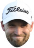 Wyndham Clark - Golf Fancy Dress Cardboard Celebrity Face Mask