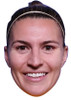 Steph Catley - Arsenal Women's Football Cardboard Celebrity Face Mask Lionesses football Party Mask