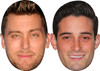 Lance Bass and Michael Turchin - Celebrity Couples Fancy Dress Face Mask Pack