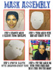 Ashton Kutcher and Mila Kunis - Celebrity Couples Fancy Dress Face Mask Pack