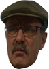 Svein Roger Karlsen - Billionaire island  Celebrity party face fancy dress Cardboard mask