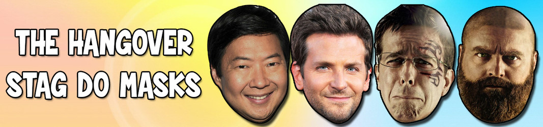The Hangover - Stag Do Face Masks