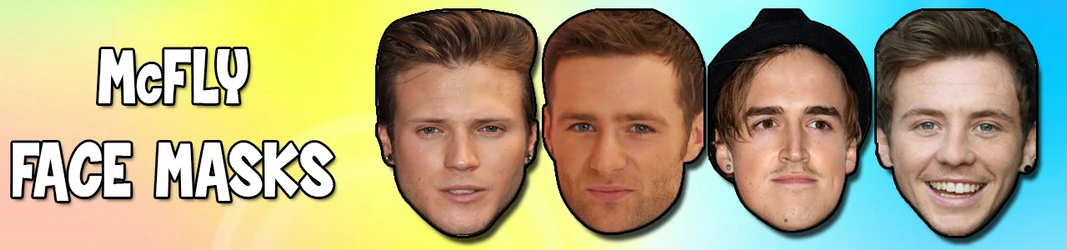 McFly Celebrity Facemasks