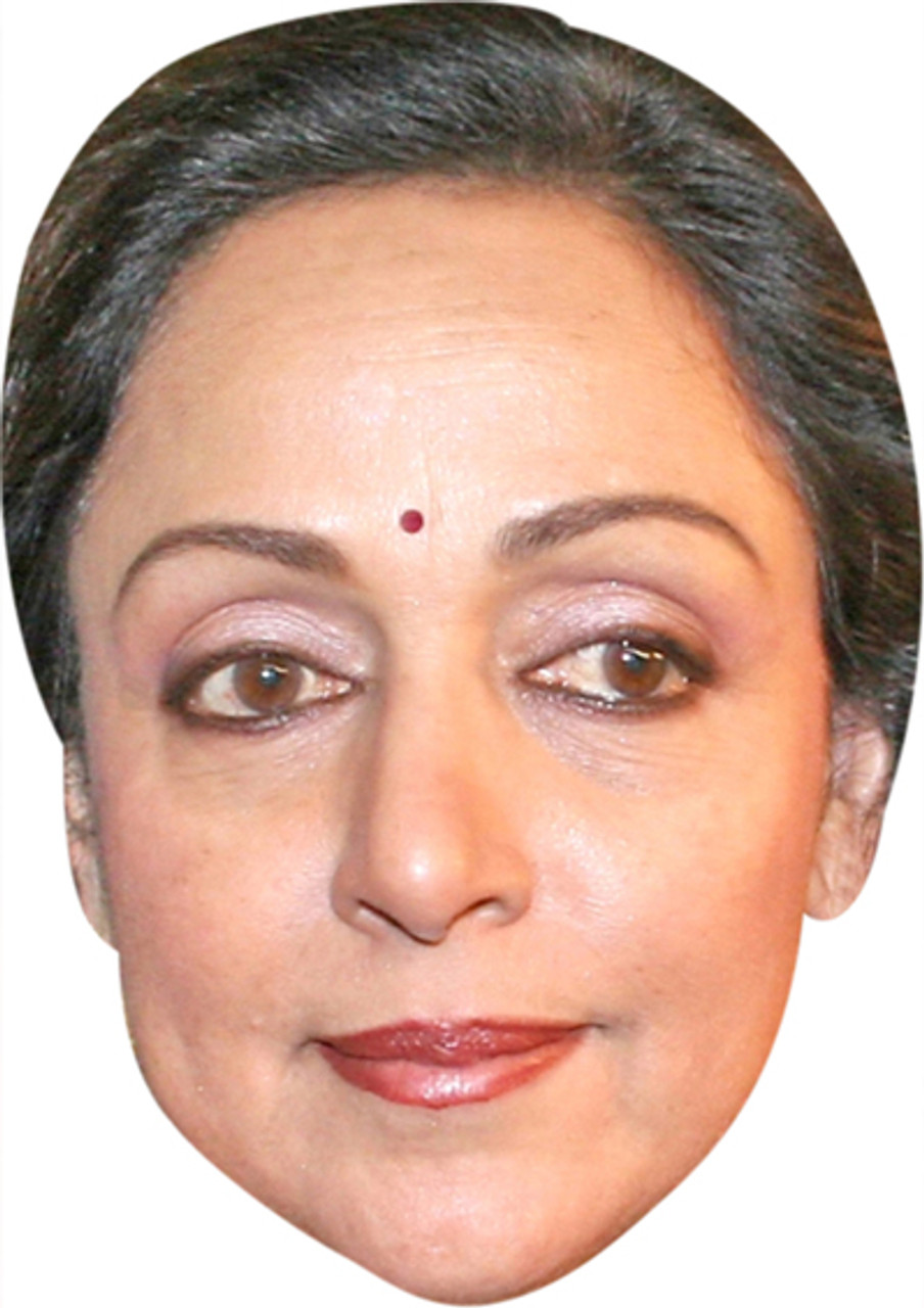 904px x 1280px - Hema Malini Bollywood celebrity Party Face Fancy Dress -  Celebrity-Facemasks.com