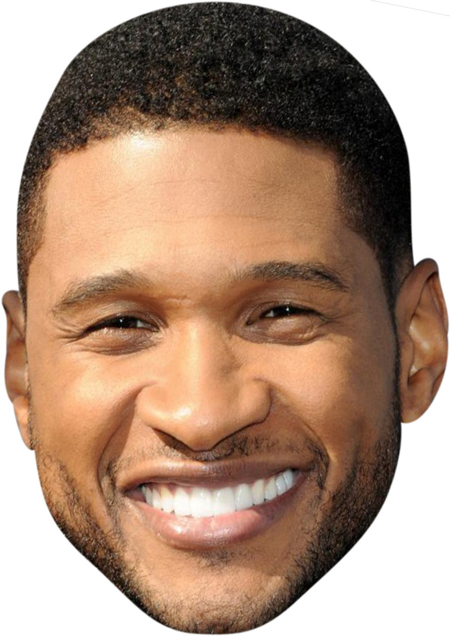 Usher Celebrity Mask Card Face and Fancy Dress Mask 
