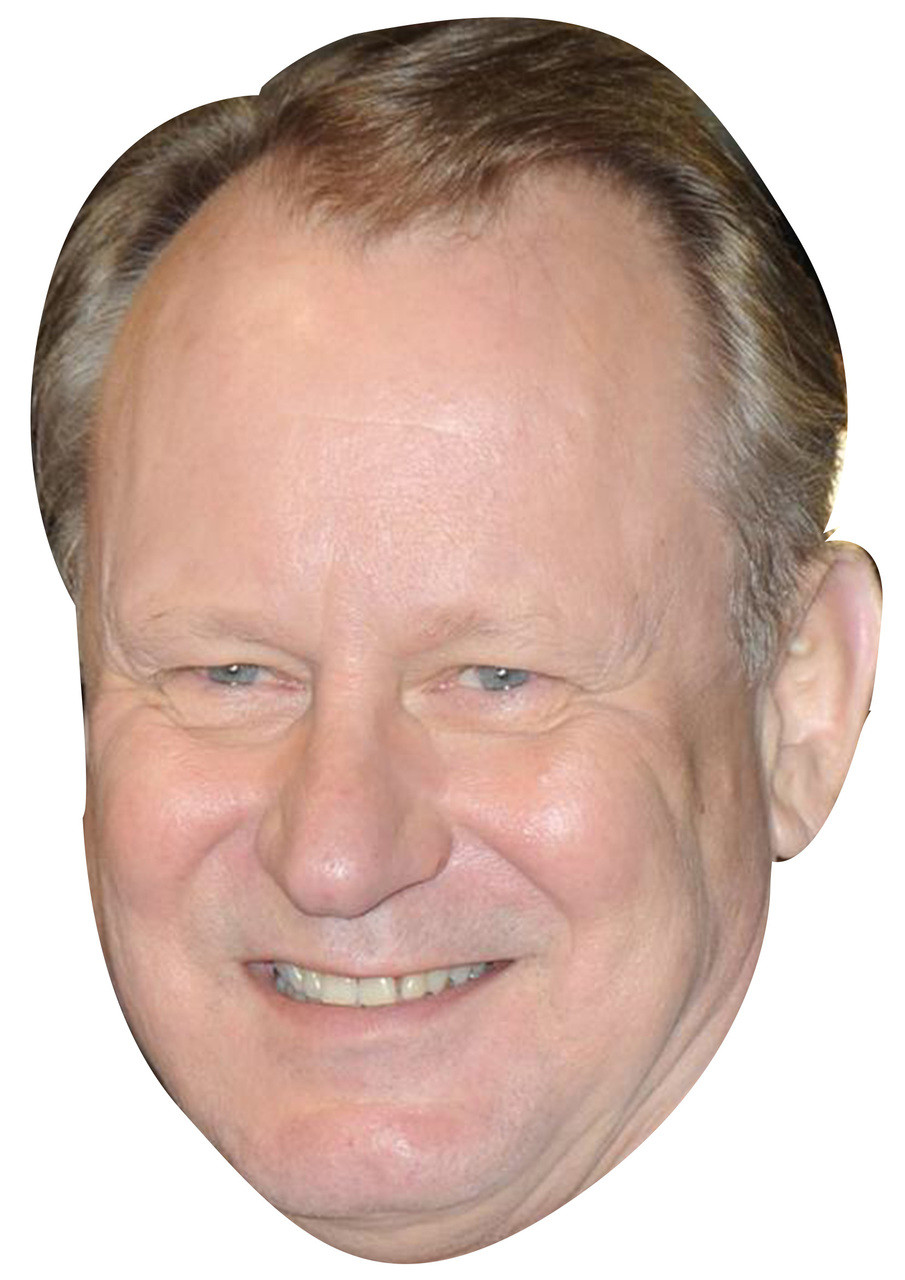 Card Face and Fancy Dress Mask Stellan Skarsgard Celebrity Mask