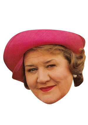 Hyacinth bucket celebrity face mask Fancy Dress Face Mask 2021