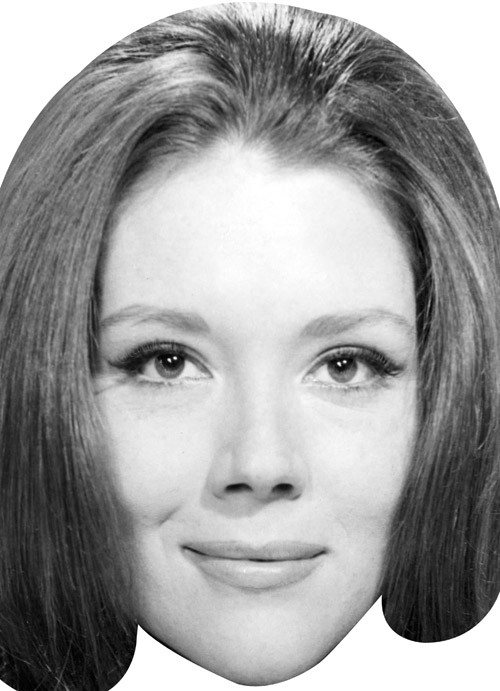 Diana Rigg Bond Wife celebrity face mask Fancy Dress Face Mask 2021 ...