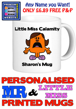 Little Miss Calamity Personalised Mug Cup