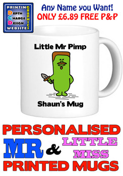 Mr Pimp Man Personalised Mug Cup