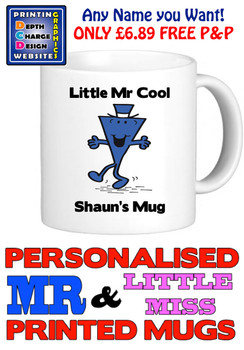 Mr Cool Man Personalised Mug Cup