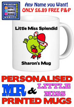 Little Miss Splendid Personalised Mug Cup