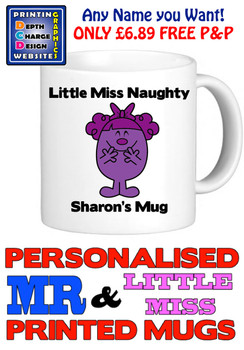 Little Miss Naughty 2 Personalised Mug Cup