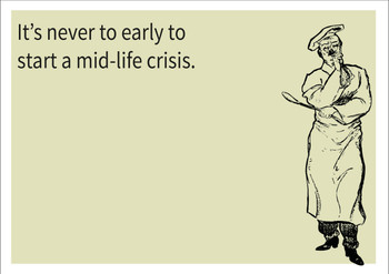 Mid Life Crisis Personalised Birthday Card