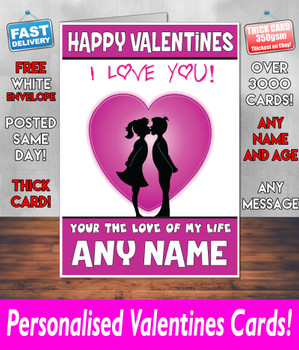 His Or Hers Valentines Day Card KE Design46 Valentines Day Card