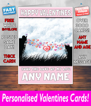His Or Hers Valentines Day Card KE Design54 Valentines Day Card
