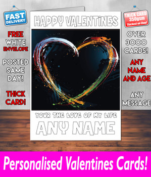 His Or Hers Valentines Day Card KE Design57 Valentines Day Card