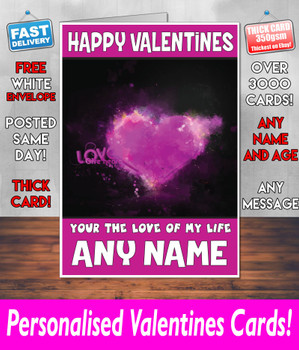 His Or Hers Valentines Day Card KE Design76 Valentines Day Card