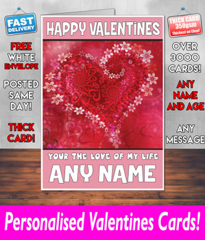 His Or Hers Valentines Day Card KE Design7 Valentines Day Card