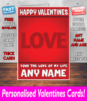 His Or Hers Valentines Day Card KE Design141 Valentines Day Card