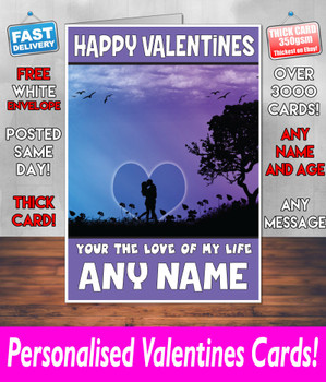 His Or Hers Valentines Day Card KE Design142 Valentines Day Card