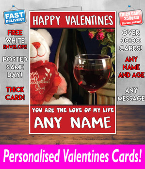 His Or Hers Valentines Day Card KE Design177 Valentines Day Card