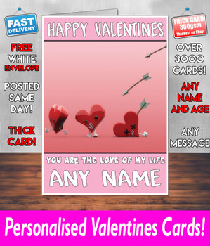 His Or Hers Valentines Day Card KE Design190 Valentines Day Card