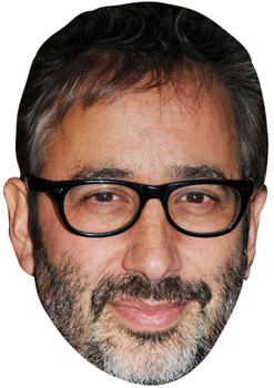 DAVID BADDIEL JB - Funny Comedian Fancy Dress Cardboard Celebrity Face Mask