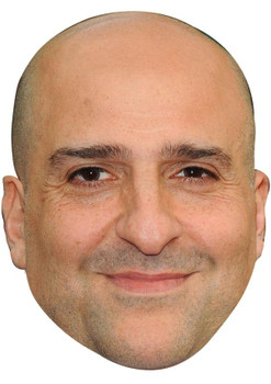 OMID DJALILI JB - Funny Comedian Fancy Dress Cardboard Celebrity Face Mask