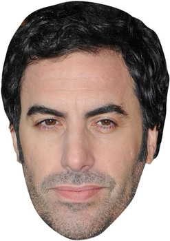 SACHA BARON COHEN JB - Funny Comedian Fancy Dress Cardboard Celebrity Face Mask