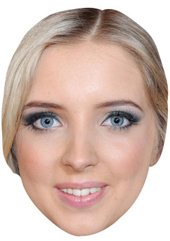 ALICE BARLOW JB - Hollyoaks Fancy Dress Cardboard Celebrity Face Mask