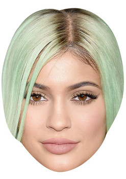 KYLIE JENNER JB - TV Star Fancy Dress Cardboard Celebrity Face Mask