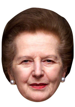 MARGARET THATCHER JB - TV Star Fancy Dress Cardboard Celebrity Face Mask