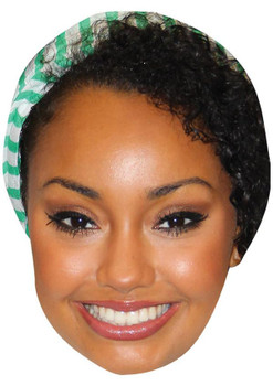 LEIGH ANNE PINNOCK JB - Music Star Fancy Dress Cardboard Celebrity Face Mask