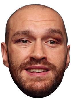 TYSON FURY JB - Boxing Fancy Dress Cardboard Celebrity Face Mask