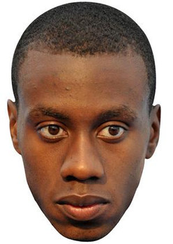 BLAISE MATUIDI JB - Footballer Fancy Dress Cardboard Celebrity Face Mask