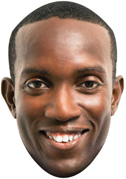 DWIGHT YORKE JB - Footballer Fancy Dress Cardboard Celebrity Face Mask