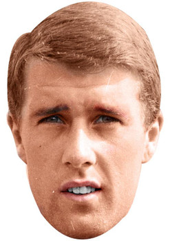 GEOFF HURST YOUG JB - Footballer Fancy Dress Cardboard Celebrity Face Mask