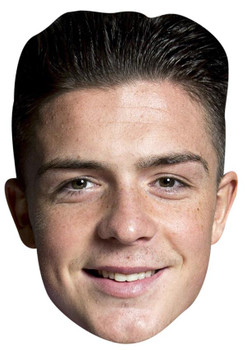 JACK GREALISH JB - Footballer Fancy Dress Cardboard Celebrity Face Mask